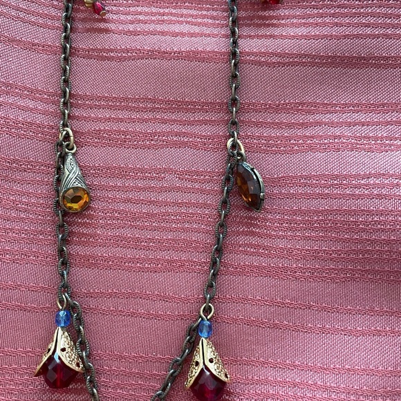 Signed Robert Rose vintage necklace, signed. Many colors and shapes. - Picture 2 of 8